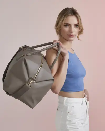 Click Here To Enlarge This Photo Of Personalised Luxury Weekender Bag