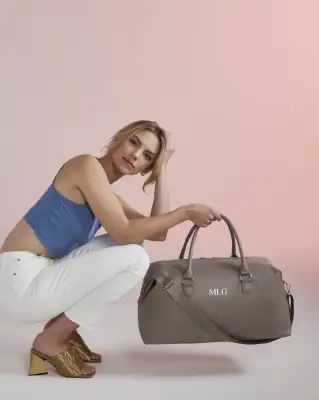 Personalised Luxury Weekender Bag