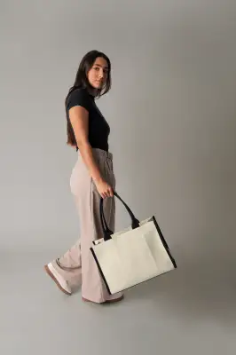 Personalised Large Canvas Tote